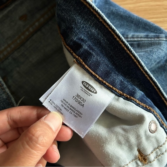 Old Navy Denim Straight Leg Jeans Men’s 36 x 30 - Picture 3 of 7